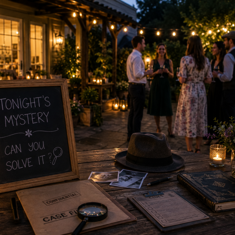 garden mystery party